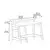 Hanah Home Radni sto Country, 120x60x73 cm, Hrast