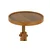 Hanah Home pomoćni sto Opus Yuvarlak 40, 40 cm, orah