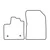 Textile car mats Renault Express 2021- (front)