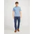 JACK & JONES Majica Paulos, modra