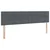 Krevet s od storage s madracem Tamno siva 160 x 200 cm Baršun