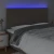 Vidaxl LED posteljno vzglavje taupe 180x5x118/128 cm blago