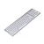 INF Brezžična dvosmerna tipkovnica 2.4G + Bluetooth 5.0/3.0, USB/Type-C Silver+White, (5000310603)