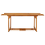 Vrtni blagovaonski stol 180 x 90 x 75 cm masivno bagremovo drvo