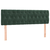Vidaxl Box spring postelja z vzmetnico temno zelen 140x190 cm žamet