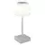 Globo 28061SI-LED prigušiva punjiva dodirna stona lampa XAYDEN 2W/5V 800 mAh srebrna