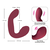 Javida Thumping & Shaking Rabbit Vibrator Red