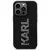 Maska za iPhone 15 Pro Max Karl Lagerfeld 3D Rubber Glitter Logo crna