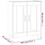 Vidaxl Komoda 69,5x34x90 cm konstruiran les