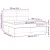 Vidaxl Box spring postelja z vzmetnico temno modra 180x200 cm žamet