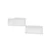 Hanah Home Zidna polica Akser, 180x80.4x19.6 cm, Bela