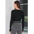 Trend Alacati Stili Ženska bluza Alc-X14839, Crna