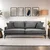 Atelier del Sofa Trosed Papira 90x88x205cm Sivi