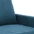 Vidaxl Kavč dvosed moder 140 cm žamet