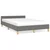 Vidaxl Posteljni okvir brez vzmetnice temno siva 120x190 cm blago