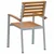 Vidaxl Vrtni Stol 2 szt. Rjava 56 x 57 x 87 cm Masiven les akacije