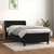 Vidaxl Box spring postelja z vzmetnico črn 90x190 cm žamet