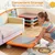 Costway Otroški mini trampolin 25,5 palca, oranžen