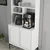 HANAH HOME Lyon 80 White Black