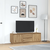 TV ormarić s LED svjetlima artisan hrast 160,5x41x50 cm