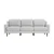 Atelier del Sofa Trosed Robin Extra 3, 220x84x87cm, Svetlosivi