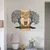 Sogno Forestale -1 NaturalBlack Decorative Wooden Wall Accessory