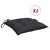 Jastuci za stolice 2 kom crni 40 x 40 x 7 cm od tkanine Oxford