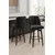 Hanah Home set barskih stolica Evax, 4 kom, crni