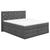 MID.YOU POSTELJA BOXSPRING 180 cm  x 200 cm , tekstil, leseni material antracit