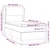 Vidaxl Box spring postelja z vzmetnico krem 100x200 cm blago
