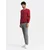 Ombre Clothing Pulover Rdeča