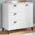 Komoda VIKEN bijela 80 x 40 x 80 cm od konstruiranog drva