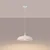 Sollux SL.1329 - Luster na sajli GINA 1xE27/15W/230V, O 38 cm, bela