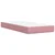 Vidaxl Box spring postelja z vzmetnico roza 80x200 cm žamet