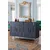 Hanah Home komoda Ilay 120, 120 cm, antracit / srebrna