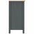 Komoda Hill siva 125 x 40 x 80 cm od masivne borovine