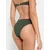 LSCN by LASCANA Bikini hlačke Nele temno zelena