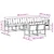 Set vanjskih sofa s jastukom 8 pcs Prirodna i bež