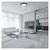 LED stropno svetlo ILVI, prigušiva, LED/45W/230V 2700-6500K prečnik 50 cm crna/mesing + daljinski upravljač