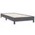 Vidaxl Box Spring postelja z vzmetnico Temno siva 80x220 cm Velvet