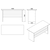 Hanah home Radni sto 140x73,8x60cm Hrast-Crni
