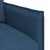Vidaxl Kavč Modra 196 x 82 x 85 cm blago