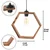 Opviq Luster Hexagon, 70cm30 cm