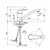 Baterija za lavabo, sudoperu SMART JA381081
