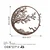 Wallity Zidna dekoracija Rusty Tree, 66x68 cm, Braon