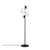 Opviq Podna lampa Fazli-10521, 33 x 33 x 162 cm 4 x E14, Crna