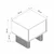 Hanah Home TV komoda Valento 20217, 50 cm, Moonstone / travertin