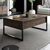 HANAH HOME Set za dnevnu sobu Luxe Set Walnut Black