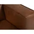 Rjava usnjena zofa v barvi konjaka 227 cm Madame - Windsor & Co Sofas