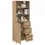 Highboard s ladicama Umjetnički hrast 69,5 x 32,5 x 180 cm